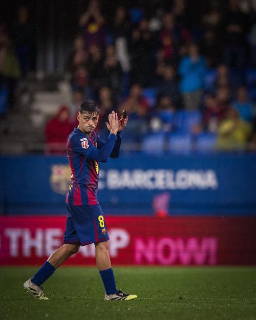 2球1助！博尔赫斯当选布鲁日3-3巴萨一役全场最佳球员